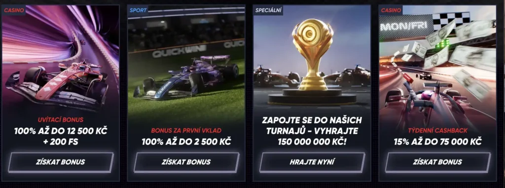 Další promoakce v kasinu Quickwin