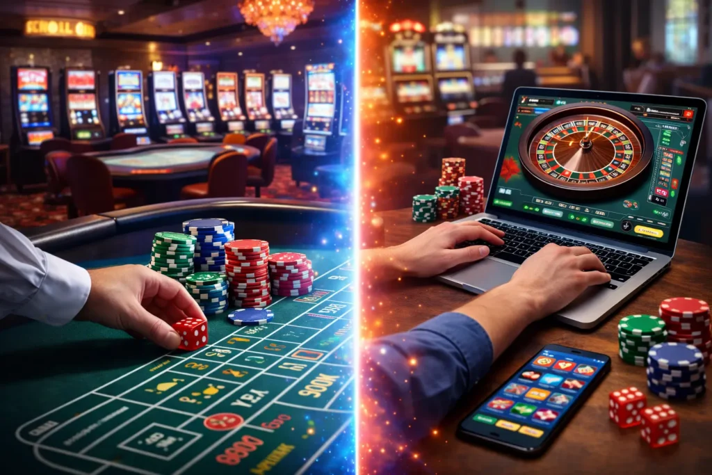 Rozdíl mezi kamenným a online casinem – Zákon o hazardních hrách