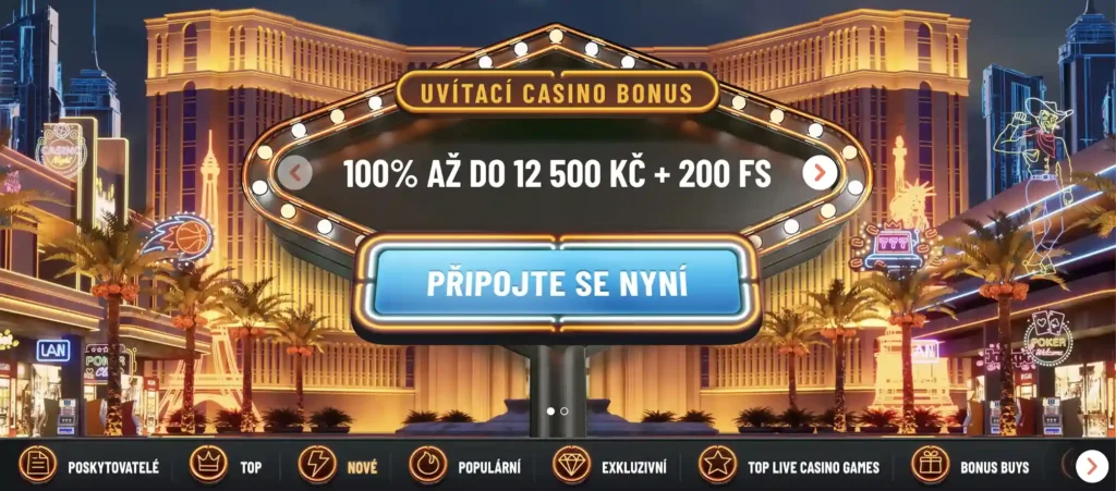 Uvítací Wyns casino bonus