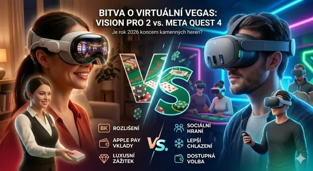 Bitva o virtuální Vegas: Apple Vision Pro 2 vs. Meta quest 4
