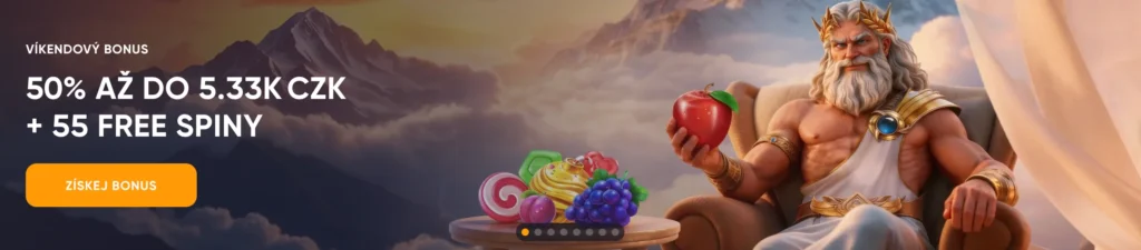 týdenní nálož bonusů