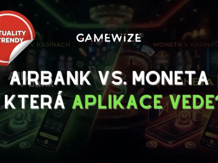 AirBank vs. Moneta 2026: Která bankovní aplikace lépe sleduje výdaje hráče?