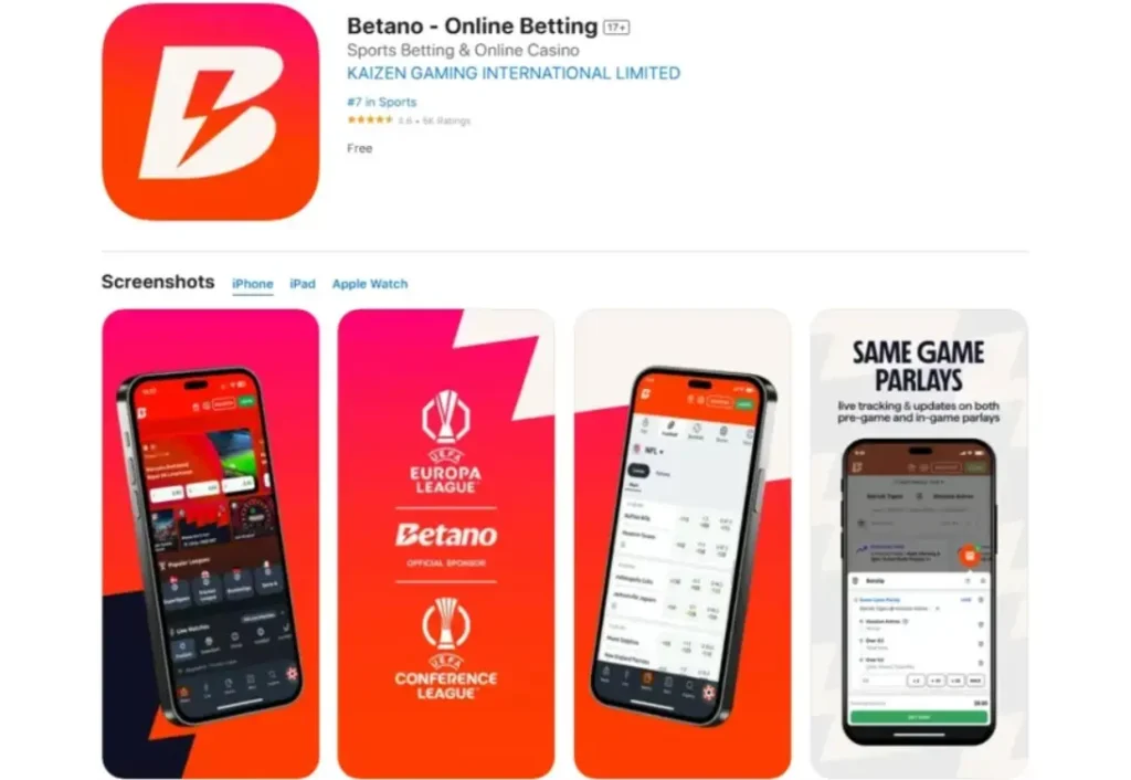 Betano aplikace iphone