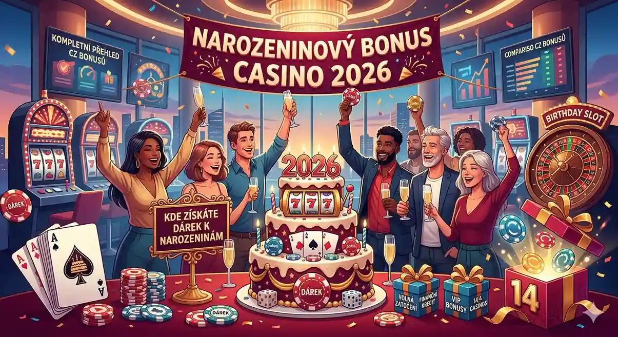 Narozeninový bonus casino 2026 – Kde získáte dárek k narozeninám