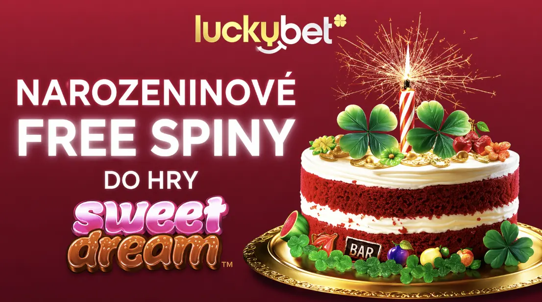 LuckyBet narozeninový bonus - Nejštedřejší nálož free spinů