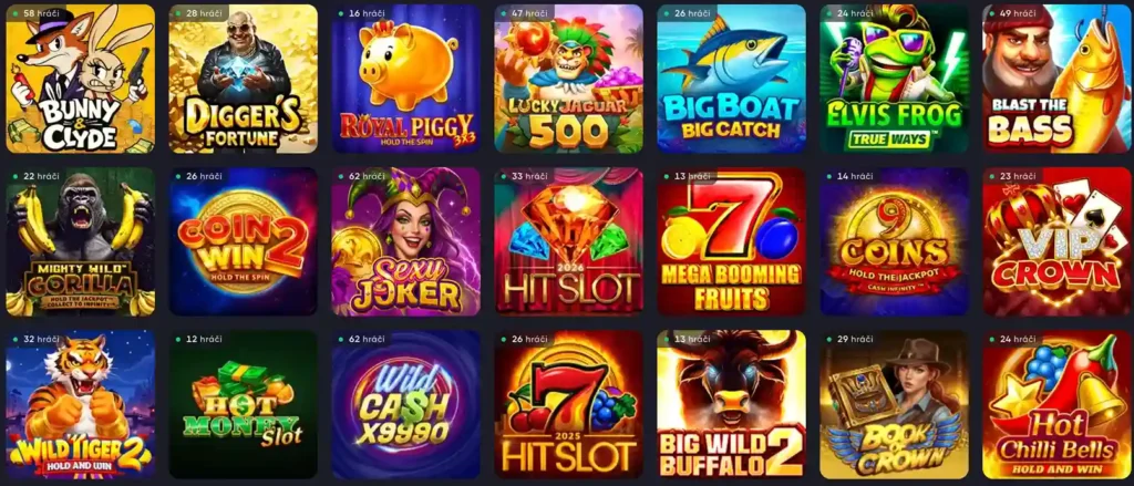 Automaty v kasinu Spinarium