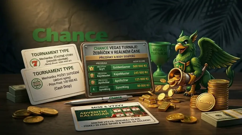 Chance turnaje a výzvy – Soutěžte o statisíce s největší komunitou