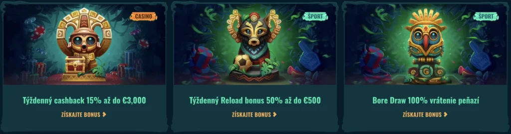 Spinanga cashback bonus