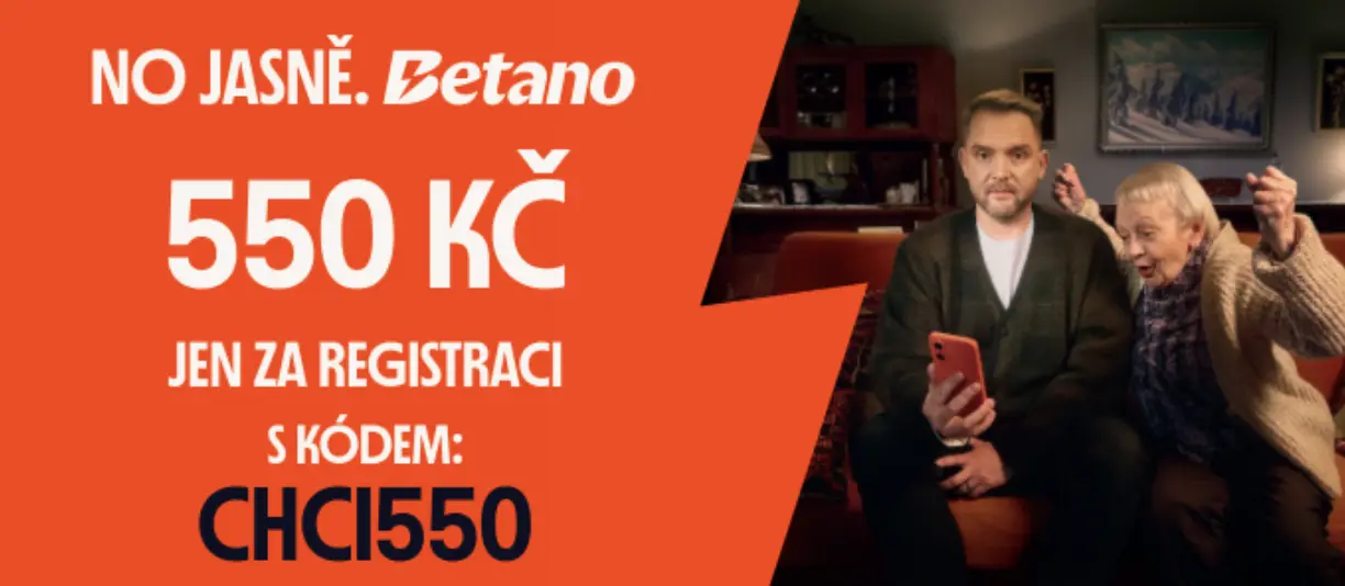 Betano promo kód ns 550 Kč za registraci