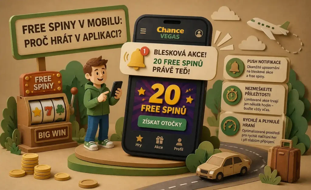 Free spiny v mobilu: Proč hrát v aplikaci?