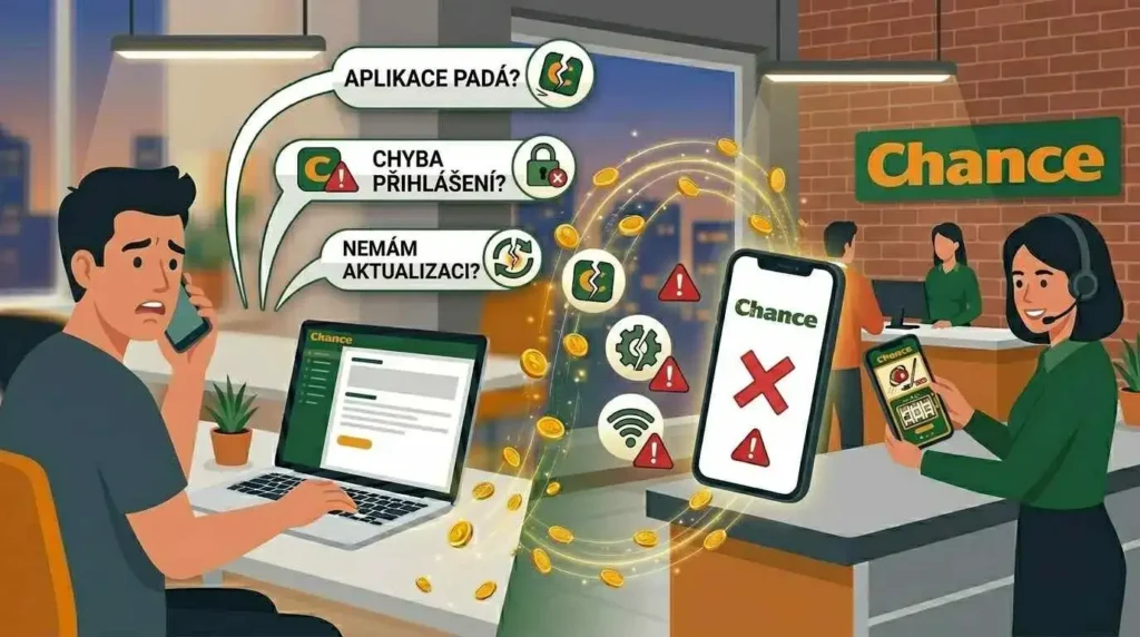 Problémy s aplikací Chance – řešení a tipy