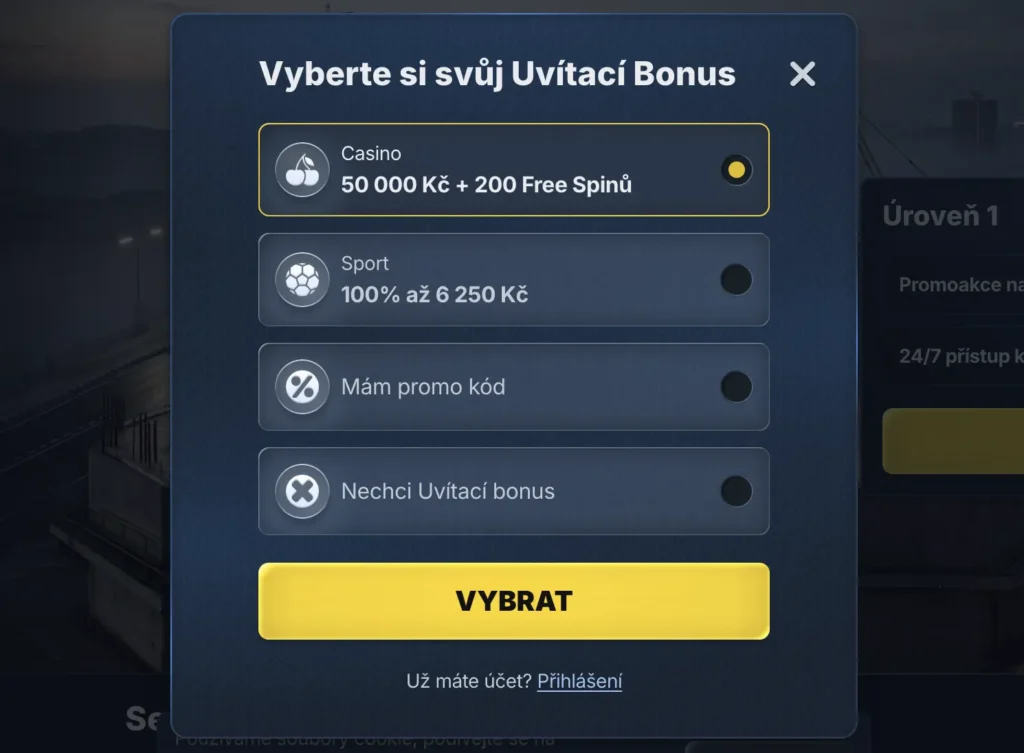 Jak se registrovat v BetRepublic Casino 1