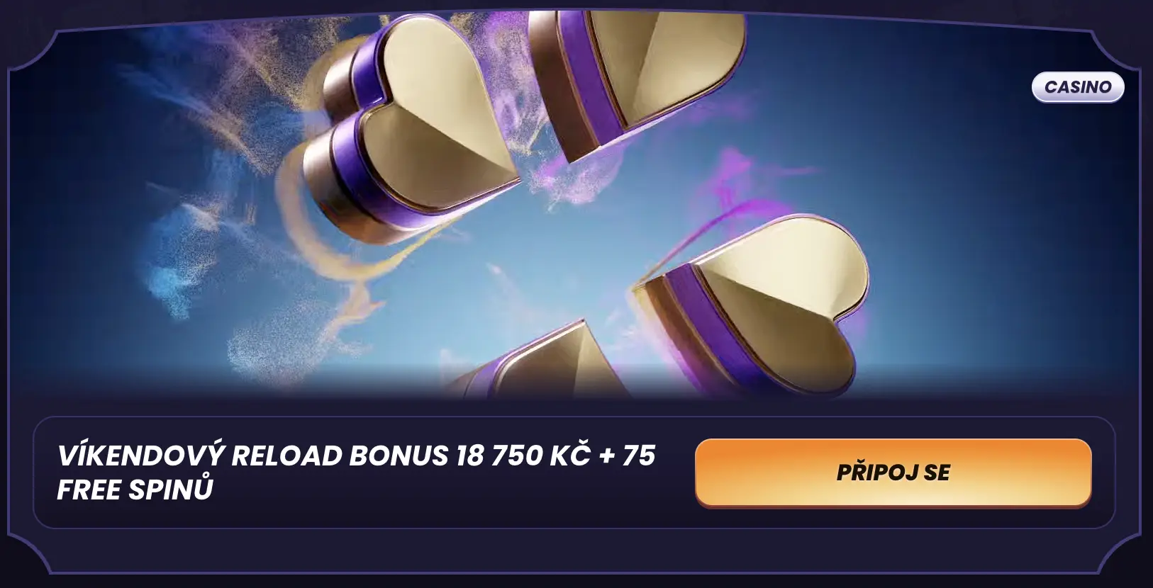 FunBet víkendový reload bonus 50 % až do 18 750 Kč a 75 free spinů