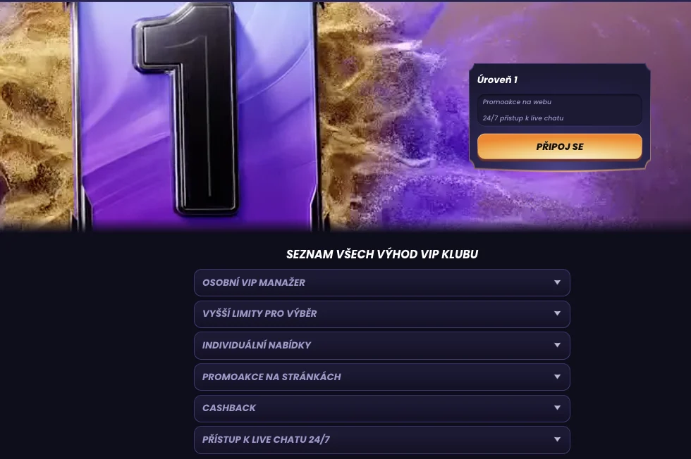 FunBet VIP klub – výhody úrovní: osobní VIP manažer, vyšší limity, cashback