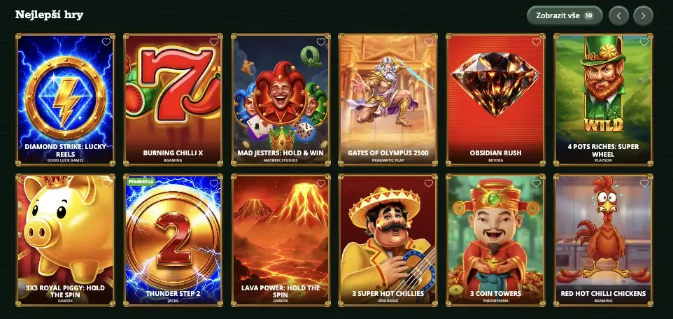 Nejlepší hry v Cowboyspin Casino – automaty Gates of Olympus 2500, Burning Chilli X, Mad Jesters a 3x3 Royal Piggy